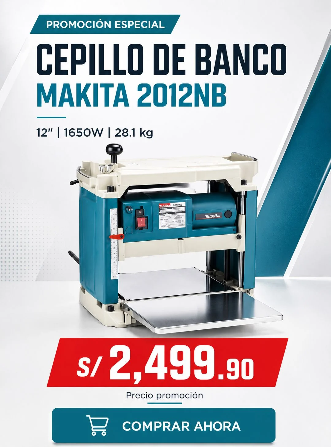 Cepillo de Banco Makita 2012NB